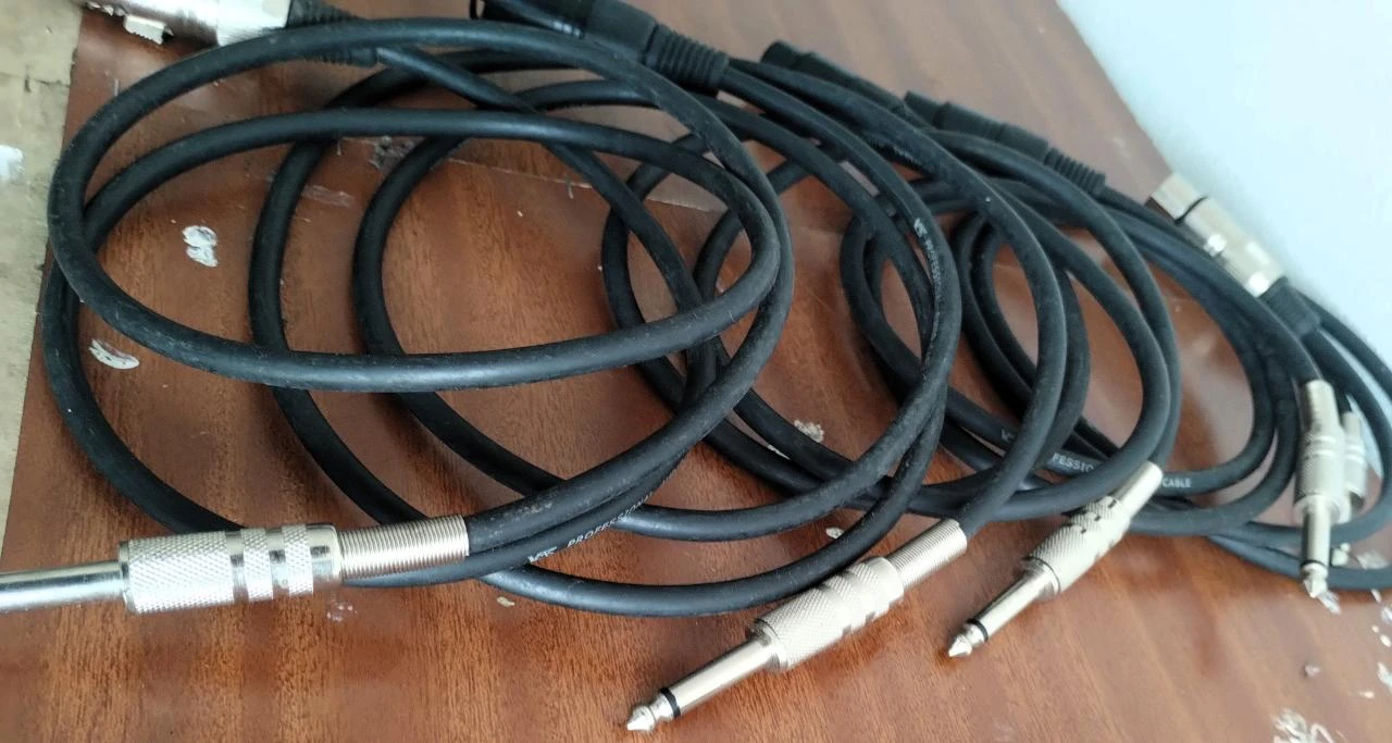 Set van 9 Audio XLR Jack Kabels Som – photo 3